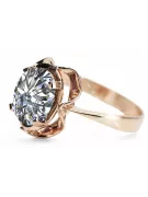 Zircon Original Vintage 14K Rose Gold Ring Vintage style vrc206r